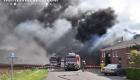 Grote brand bij houtvezelbedrijf Ten Damme BV Meddo